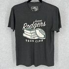 The Pat McAfee Show T-shirt Aaron Rodgers club de lecture taille L gris pré-rétréci