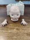 Antique Bisque Head Doll Copr by Grace S Putnam Open Eyes Made in Germany 