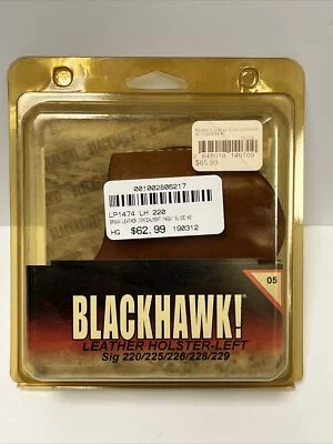 Blackhawk Yaqui Slide Holster - Sig 220 225 226 228 229 - 421505BN-L -- LEFT - Image 1 of 3