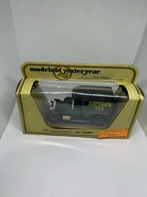 MATCHBOX: MODELS OF YESTERYEAR - Y-5 LIPTON'S TEA 1927 TALBOT - Image 1 of 4