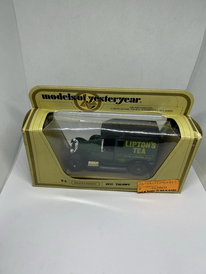 MATCHBOX: MODELS OF YESTERYEAR - Y-5 LIPTON'S TEA 1927 TALBOT - Image 1 of 4