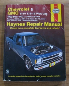 Haynes 24070 Chevrolet & GMC S-10 & S-15 Pick-ups 1982-1993 Repair Manual Book - Picture 1 of 2