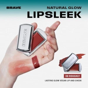 BRAYE Lipsleek Lip Balm, Monochromatic Cream Blush 2-in-1 Face Makeup, rougly - Picture 1 of 5