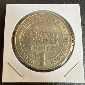 1 $ Spielmarke von 1996 aus dem Grand Casino in Tunica, Mississippi - Bild 1 von 5