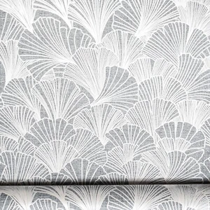 Grey Silver Floral Wallpaper Metallic Shimmer Textured Feature Wall Lounge Study - Picture 1 of 8