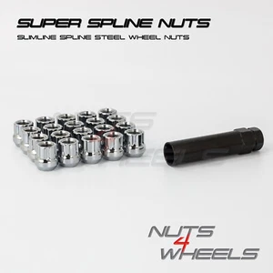 20 x Super Spline Wheel Nuts M12x1.5 Fits Toyota Prius Avensis Celica GT4 Carina - Picture 1 of 3