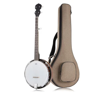 Linkshänder 5-Saiten Banjo mit Mahagoni Resonator, geschlossener Rücken, Getriebe 5. Stimmgerät - Bild 1 von 1