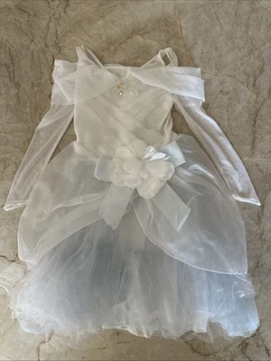 Disney Store Cinderellas Wedding Dress Costume AND VEIL,  Size 4 - Image 1 of 4