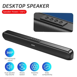 Przenośny mini głośnik Soundbar Głośnik USB Stereo do PC Laptop Notebook - Zdjęcie 1 z 15