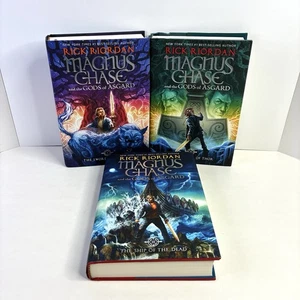 Magnus Chase and the Gods of Asgard Set 1-3 Lot of 3 Hardcover Books - Picture 1 of 15