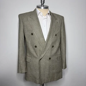 Herren Zweireiher Hahnentritt Blazer 44R Sakko Classic Fit Business Freizeit - Bild 1 von 9