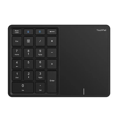 Bluetooth-compatibility + 2.4G Wireless Dual Mode Numeric Keyboard with Touchpad - Image 1 of 4