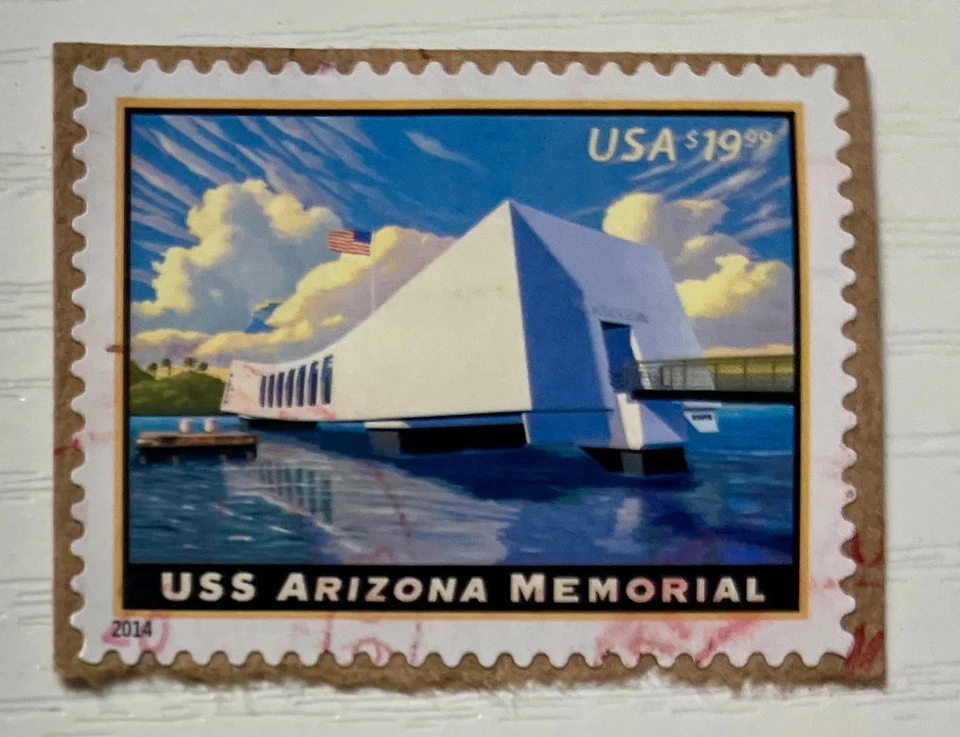 USA Priority Express $19.99 USS Arizona Memorial Hawaii fine used - Image 1 of 1