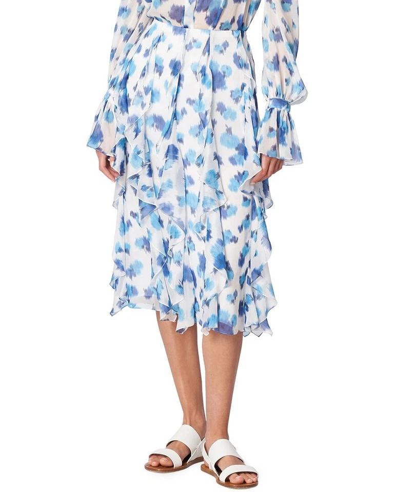 Falda para mujer Carolina Herrera con volantes en cascada Foto 1 de 1
