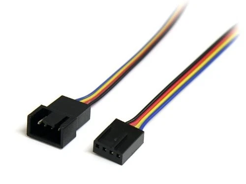 Star Tech 12in 4 Pin Fan Power Extension Cable (FAN4EXT12) - Image 1 of 4