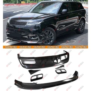 Dry Carbon Fiber Front Lip Rear Diffuser For Land Rover Range Rover Sport 23-25 - Picture 1 of 13