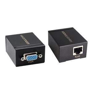 2 Pack VGA Extender Adapter, VGA to RJ45 Over Cat5e/Cat6 Ethernet Cable, Can ... - Picture 1 of 7