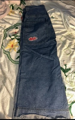 Pantalones de mezclilla JNCO Destroyer para hombre talla 36W 30L Foto 1 de 4