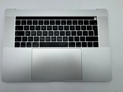 Macbook Pro 15" 2016 2017 A1707 Topcase Trackpad Tastatur Silber #T988 - Bild 1 von 4
