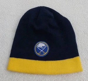 Buffalo Sabres Blue Gold Logo NHL Hockey Winter Beanie Labatt Blue Light - Bild 1 von 3