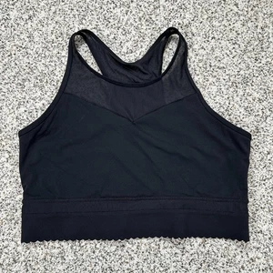 Zyia Active All Star Mesh Black Sports Bra Pullover Racerback Size XXL - Picture 1 of 9