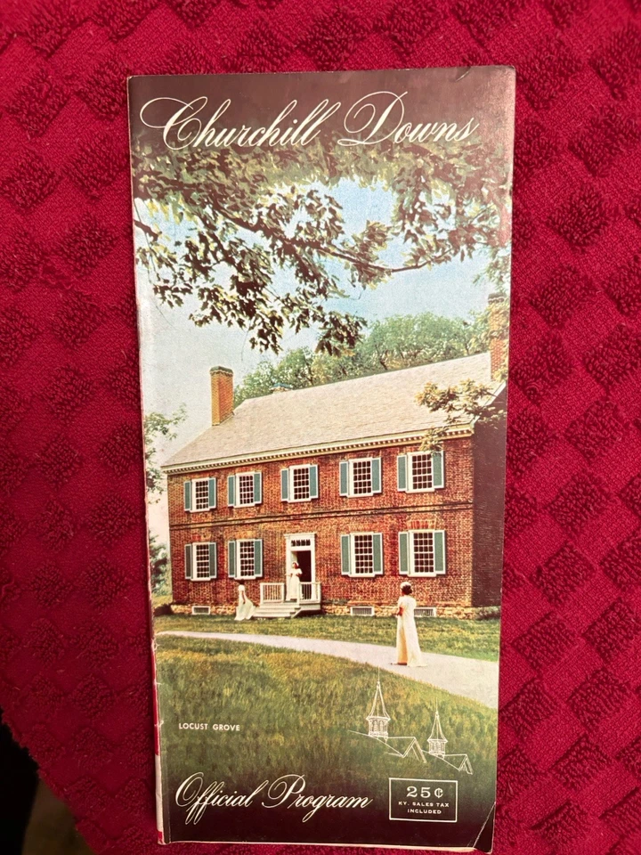 1966 KENTUCKY OAKS  PROGRAM—Champion LADY PITT—VERY HARD TO FIND PROGRAM - Image 1 of 4