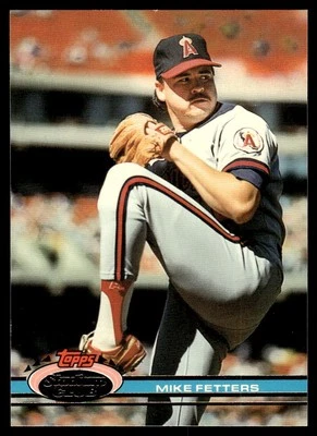 1991 Stadium Club #228 Mike Fetters - California Angels - Image 1 of 2