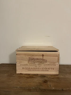 Domaine Romanée-Conti Corton 2009 Empty 6 Bottle Wooden Case - Image 1 of 4