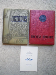 2!  Montclair Academy 1949 and 1950 Yearbooks. Includes Commencement Booklet. - Picture 1 of 4
