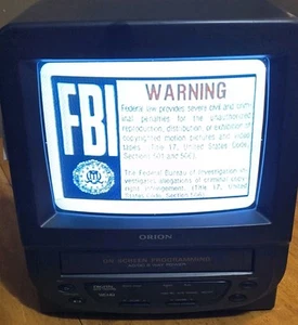 Vintage CRT Orion 9" TV/VCR Player TVCR0950A *VCR Doesn't Work*Tv & Input Work - Picture 1 of 6