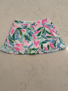 EUC Lilly Pulitzer Girls Luxletic Skort - Mini Aila Skort UPF 50 Size Large 8-10 - Picture 1 of 8