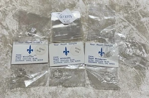 Royal Miniatures Dollhouse Clear Glass 9 PC Assortment. NOS & Open Pkgs. USA - Picture 1 of 8