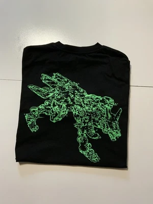 Camiseta Marble Soda Japan Shadow Wolf Gráfica Negra Cuello Redondo S/S Talla M Foto 1 de 4