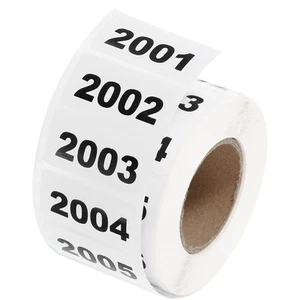 1 Roll Inventory Number Sticker 1.6x0.8" 2001-3000 Consecutive Number Sticker - Picture 1 of 7