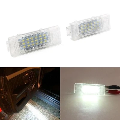 2x Lámpara de luz de cortesía LED para puerta CANbus para BMW E53 X5 E39 Z8 E52 lámparas blancas para coche Foto 1 de 4