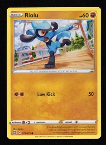 Riolu 078/172 Common Brilliant Stars - Picture 1 of 2