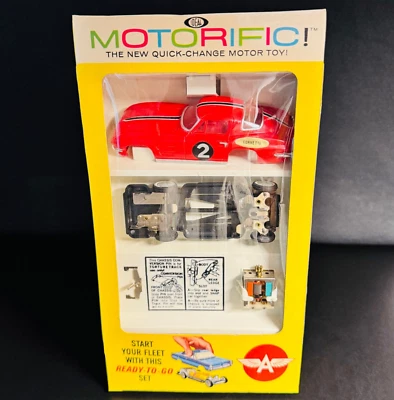 DE COLECCIÓN 1964 - ¡IDEAL MOTORIFIC! ¡JUGUETE MOTOR CAMBIO RÁPIDO! - CORVETTE - NUEVO EN CAJA Foto 1 de 4
