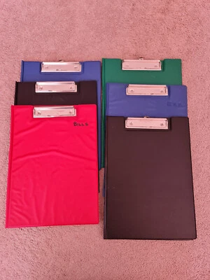 Clipboards Foolscap file folder writing organiser Clipfolders 6 pieces - Image 1 of 4