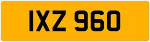 IXZ 960 I 3x3 DATELESS PRIVATE NUMBER PLATE ISAAC IAN IAIN ISLA IVAN IVY IVOR IS - Picture 1 of 1