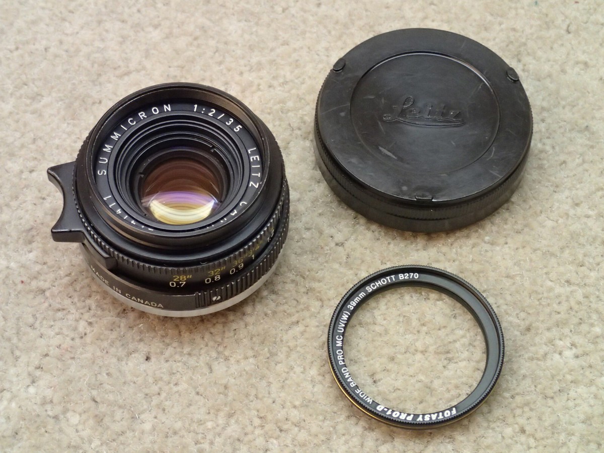Leica SUMMICRON-M Manual Focus 35mm Focal Camera Lenses for Leica SUMMICRON-M Manual Focus 35mm Focal Camera Lenses for