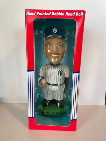 Roger Clemens Bobble Dobbles Hand Painted Bobblehead, New In Box Cover
