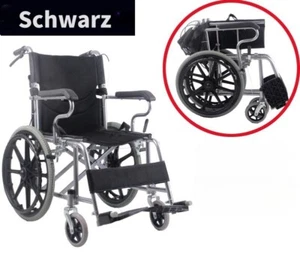 Leichtgewicht rollstuhl Faltrollstuhl Komfort-Rollstuhl Klappbar Aktivrollstuhl - Bild 1 von 9