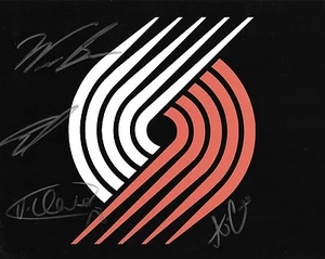 GFA Portland Trailblazers * 2013-2014 TEAM * Signed 8x10 Photo COA - Picture 1 of 1