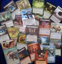 Hand Painted Custom Altered Magic the Gathering MTG Trading Cards (Red) Part 1