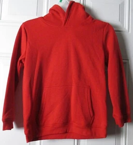 New Boys Size 4 Highland Original Red Hooded Sweatshirt - Picture 1 of 2