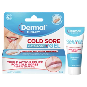 Dermal Therapy Cold Sore Lysine+ Gel 5g Triple Action Relief - Picture 1 of 2