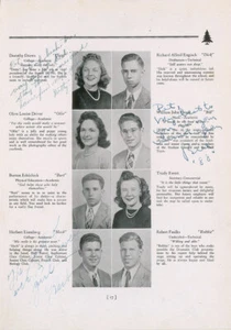 Bill EVANS (Jazz): Signed High School Yearbook - Picture 1 of 2