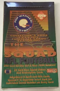 1994 Collector’s Edge Boss Squad Pop Warner Football Hobby Box Factory Sealed - Picture 1 of 3
