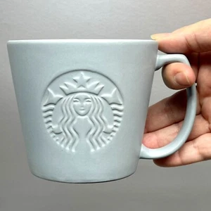 Taza de café Starbucks Tall 2019 aniversario gris mate cerámica sirena en relieve - Imagen 1 de 22