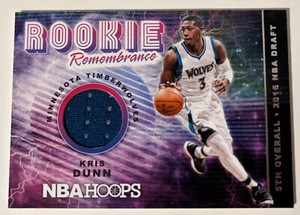 2018-19 Panini NBA Hoops Rookie Remembrance Kris Dunn #RR-KD